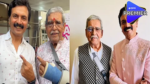 Milind Gawli Post For Father
