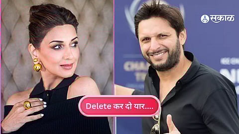 sonali bendre Shahid Afridi