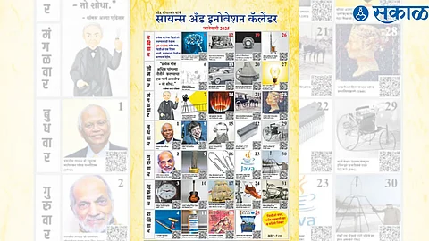 Science Innovation Calendar created by Pangarkar Father-Son.