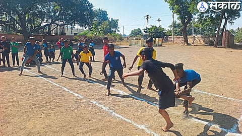 Kabaddi match played in the President's Cup sports tournament here.