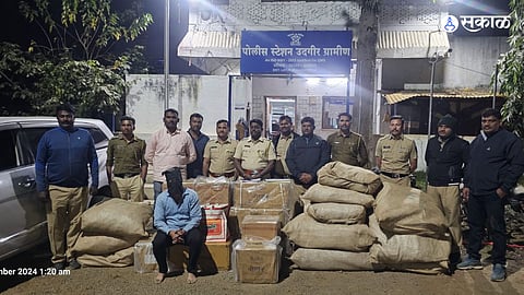 Latur Crime: पोलिसांची मोठी कारवाई, अवैध विक्रीसाठी जाणारा गुटखा पकडला; लाखोंचा ऐवज जप्त