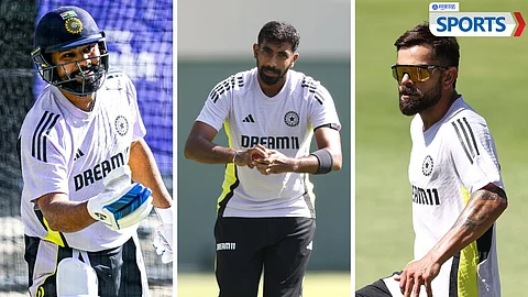 Rohit Sharma, Jasprit Bumrah, Virat Kohli