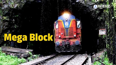 mumbai pune railway mega block Kamshet-Talegaon on Lonavala trains and local late