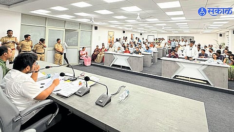 4-hour review meeting Tasgaon Municipal