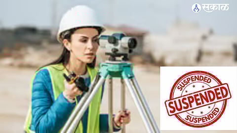 Koregaon land surveyor suspended