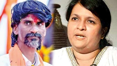 manoj jarange patil and anjali damania