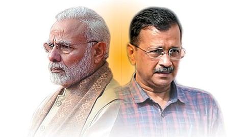 Narendra Modi Arvind Kejriwal