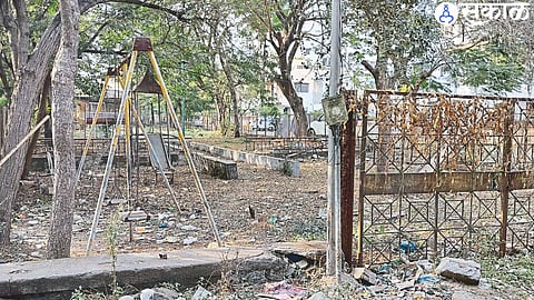 The dilapidated state of Gulmohar Park in Ward One.