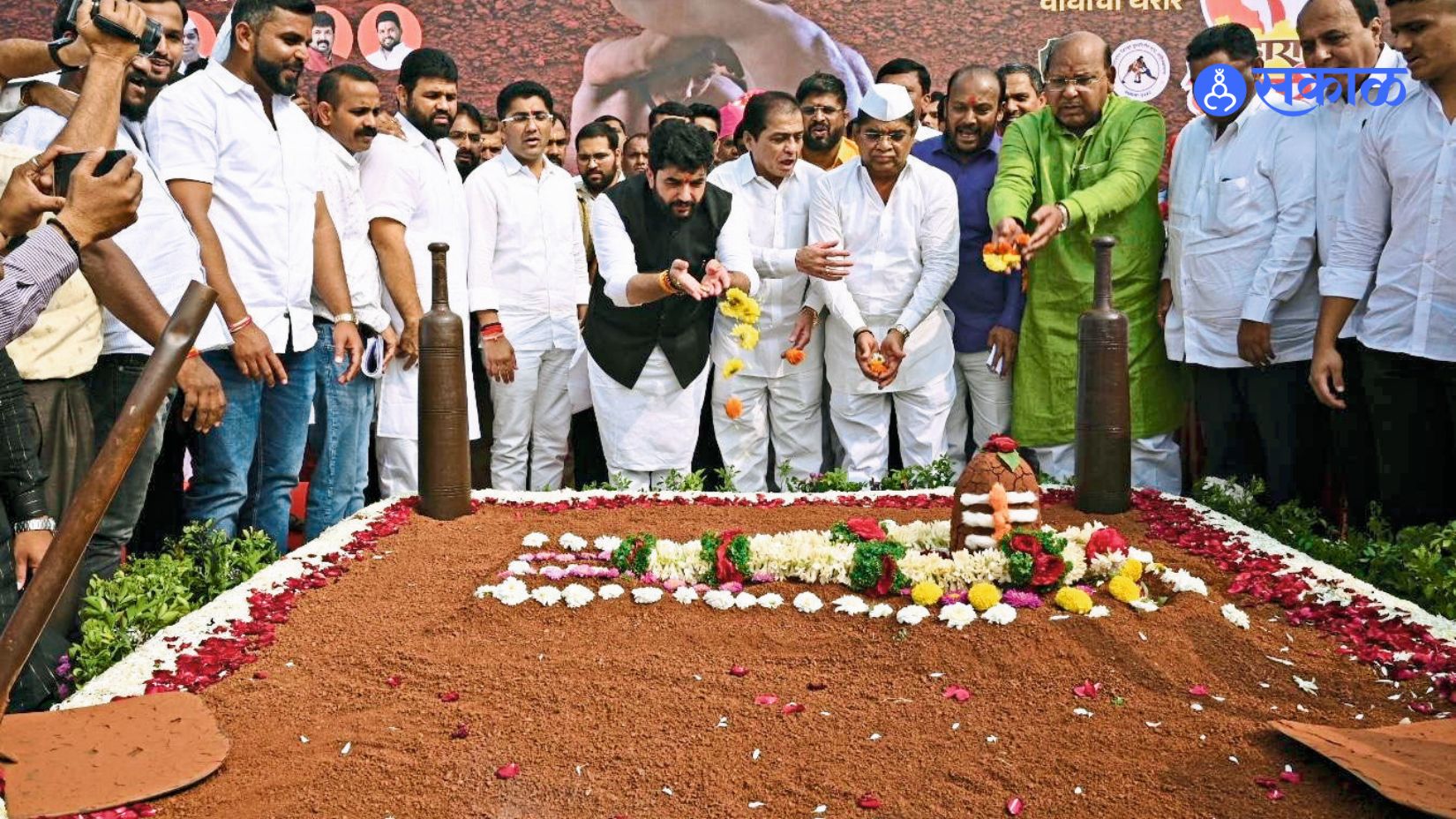 "Murli Dhar Mohol speaks about the upcoming Ahilyanagar wrestling competition, aimed at revitalizing the local wrestling arena