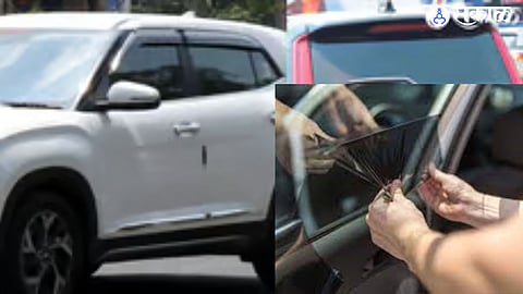 Leaders and activists in vehicles with black tinted windows, openly defying traffic regulations and raising concerns about road safety