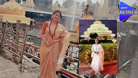 Tejashri Pradhan Visit To Art Of Living Ashram