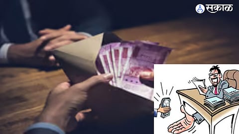 The Solapur Municipal Clerk arrested by Sadar Bazaar police in connection with a bribery case.