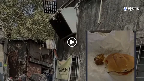 cloud kitchen in Kalina, Mumbai, surrounded by muddy streets and unkempt surroundings, as seen in a viral Instagram video