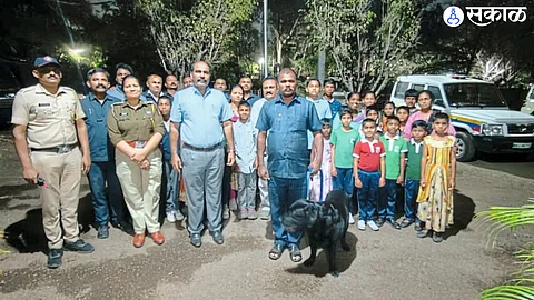 Teja, the loyal police dog, retires after 10 years of service with Pune Police, leaving behind a legacy of dedication and bravery.