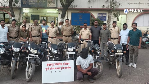 Pune Crime: इंदापुर पोलिसांकडून चोरीच्या 7 मोटारसायकली हस्तगत; एकास अटक