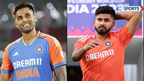 Suryakumar Yadav replaces Shreyas Iyer