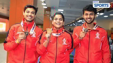 Swapnil Kusale, Rahi Sarnobat, Pravin Patil National Games 2025