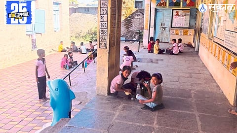 Bastiwad’s teacherless school continues to struggle as the community celebrates a girl’s engagement. Education issues persist in the rural area.