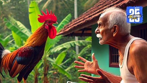 A Kerala village dispute unfolds as an elderly man files a noise complaint against a rooster, prompting local authorities to step in.