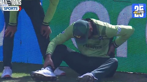 Fakhar Zaman Leaves the Field
