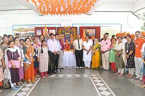 मायमर वैद्यकीय महाविद्यालयात शिवजयंती उत्साहात