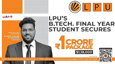 LPU student achieves an incredible milestone with a Rs 1 crore placement offer