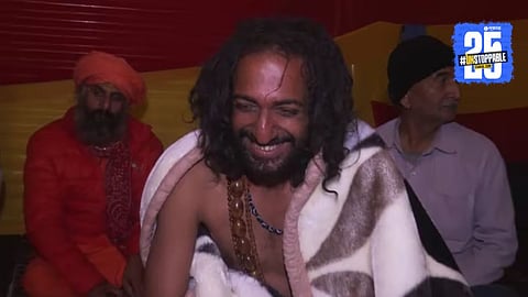 IIT Baba Abhay Singh attacked during a live TV debate as saffron-clad individuals storm the studio; viral footage sparks online debate