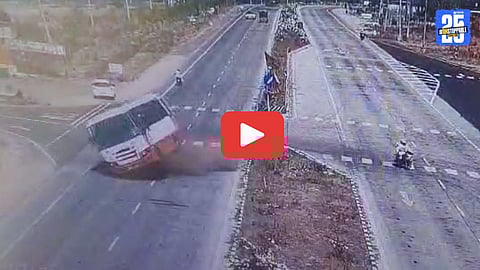 Latur Bus Accident viral video