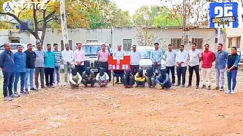 Jamkhed police arrest a robbery gang and recover stolen property worth 17.5 lakhs as part of their crackdown on criminal activity.