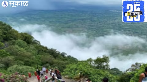 Small farmers and advocates gather for the court hearing on the controversial land reservation policy in Maharashtra."