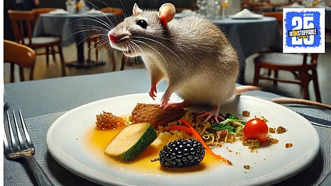 Rat Found on Plate