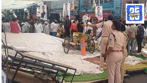 Congress Workers Injured