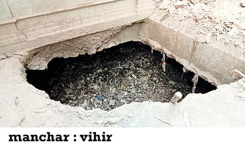 मंचरमध्ये गाडलेल्या
पुरातन विहिरीचा पुनर्जन्म