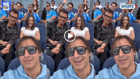 vivek oberoi with yuzvendra chahal and RJ mahvash