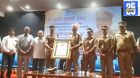 IG Sunil Fulari receives the prestigious Presidential Medal for his exemplary service in law enforcement and commitment to alleviating public suffering.