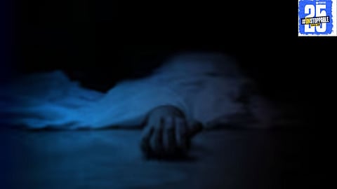 The scene of the fatal accident in Bagalwadi, where a Tumtum collided with a rickshaw wheel, leading to the woman’s death.