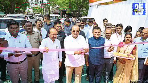 Vikhe inaugurates Umed Mall, named after Ahilyabai Holkar, and kicks off the Regional Saijyoti Exhibition in Maharashtra."
