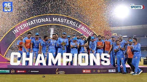 Team india won international masters league