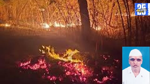 Former Sarpanch of Kanheri tragically dies from burns while putting out a fire in his field."