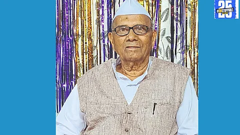 Bajirao Patil, once in police recruitment, now teaching in Nipani, showing an inspiring career transformation."