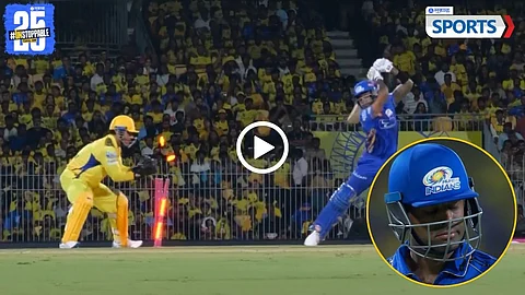 MS Dhoni Stumped Suryakumar Yadav