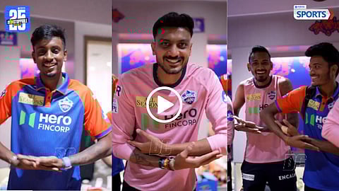 Delhi capitals team special celebration after KL Rahul Became Father