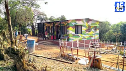 Protection booths in Sahyadri Tiger Reserve to combat poaching and illegal tree cutting, ensuring wildlife safety and forest conservation.