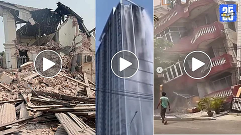Myanmar Thailand Earthquake Viral Videos