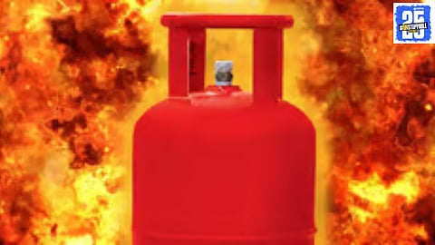Six injured in a gas explosion at the vehicle parking lot during Shani Darshan amidst heavy crowding."