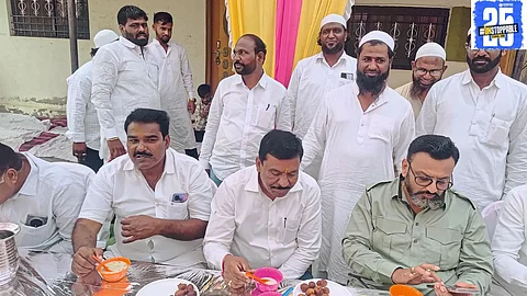 "MLA Patil applauds the Muslim community for upholding secularism and calls for others to follow the example of peace and unity."