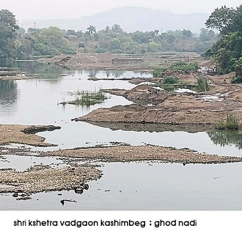 वडगाव काशिंबेगला खुलेआम वाळू उपसा