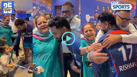 Rishabh Pant meet Avesh Khan Family