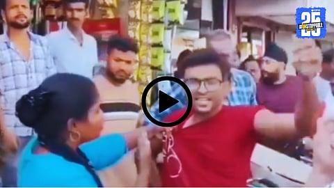 Wife Beats Husband Public Fight Reason Shocking