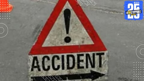 Scene from Nigadewadi where a youth tragically died after being hit by a train; locals and authorities gathered at the spot.